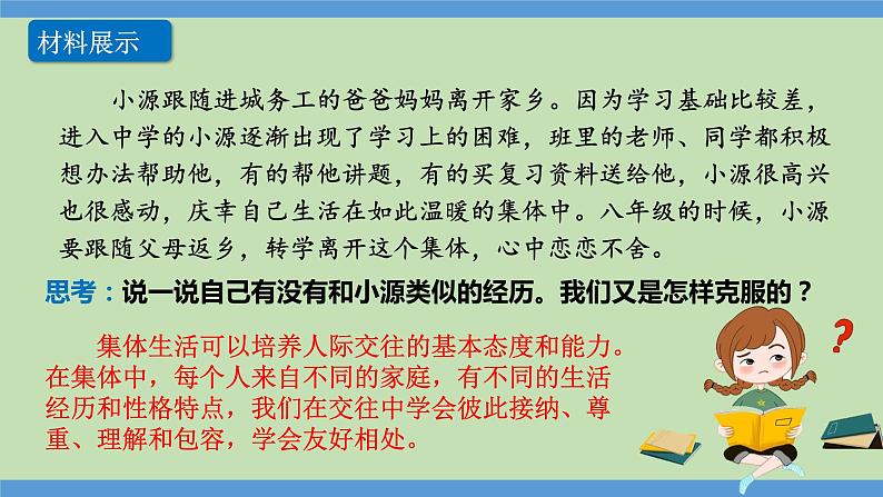 6.2 集体生活成就我  课件-2023-2024学年七年级道德与法治下册第7页