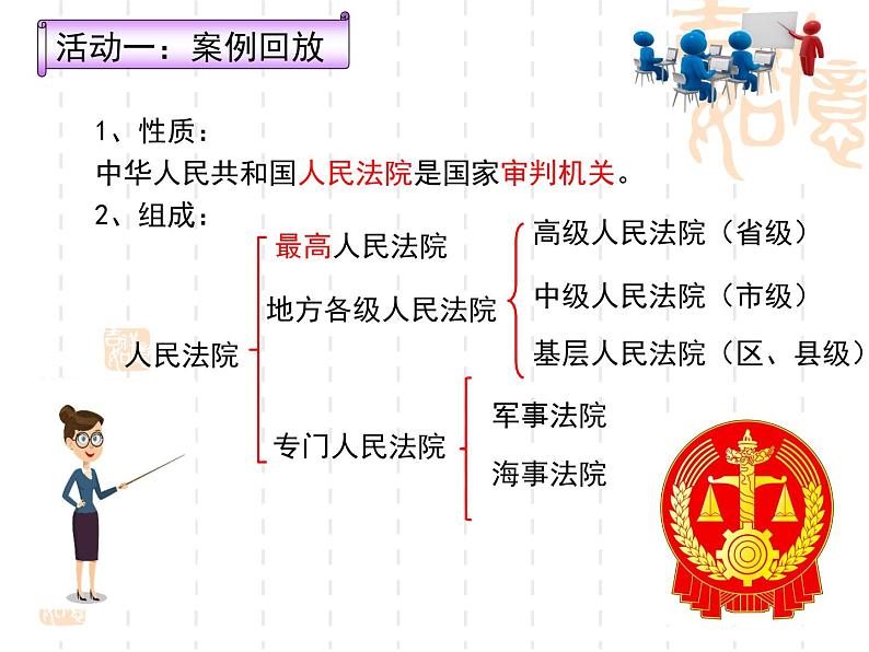 6.5 国家司法机关   课件-2023-2024学年八年级道德与法治下册第7页