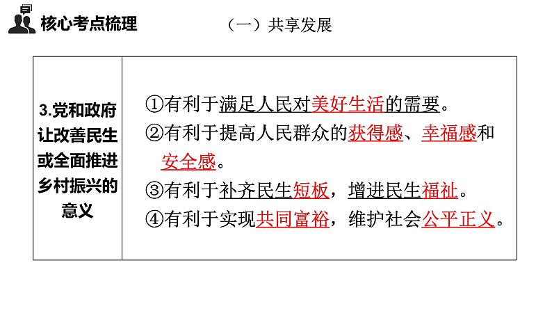 中考道德与法治大单元复习课件：国情教育 单元四 社会建设05