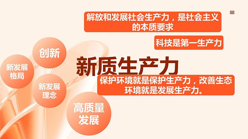 中考三轮道德与法治复习：专题复习 新质生产力 课件04