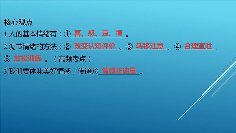 中考道德与法治专题复习课件：做情绪情感的主人第5页