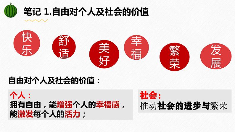 7.1  自由平等的真谛（课件）2023-2024学年八年级道德与法治下册 （统编版）第6页