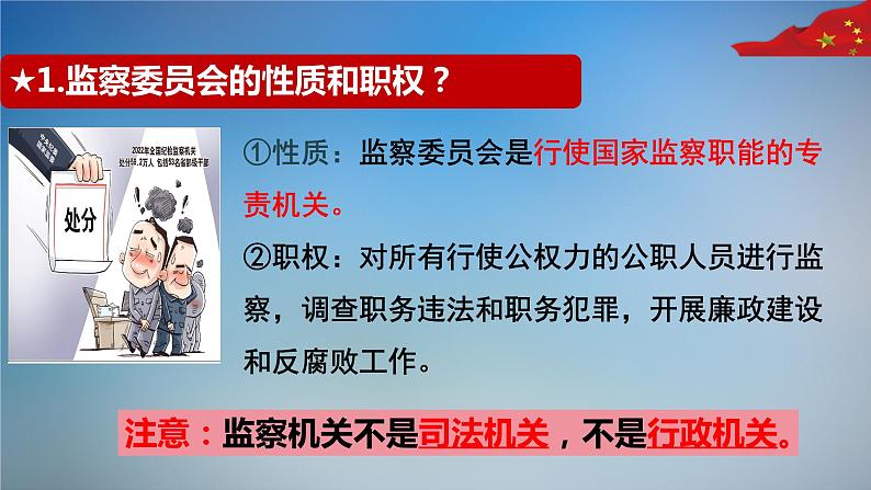 6.4  国家监察机关 课件-2023-2024学年八年级下册道德与法治第8页