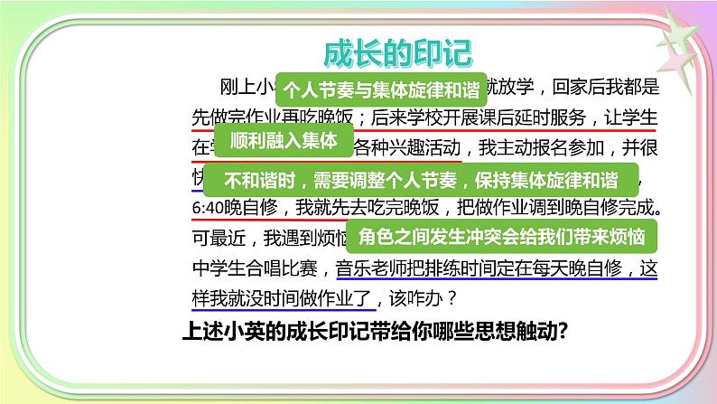 7.2 节奏与旋律》-（课件）2023-2024学年七年级道德与法治下册课件（统编版）第6页