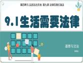 9.1生活需要法律 （课件）-七年级下册道德与法治 （统编版）