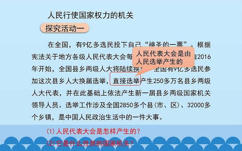 6.1 国家权力机关 课件 2023-2024学年统编版道德与法治八年级下册第2页