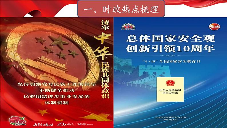 专题十：维护国家安全，加强民族团结，积极推进祖国统一大业（课件）第3页