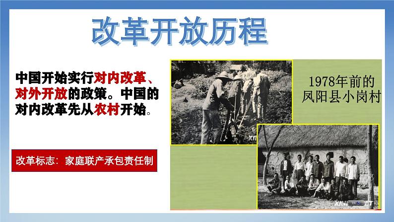 部编版初中道法九年级上册1.1坚持改革开放 课件07