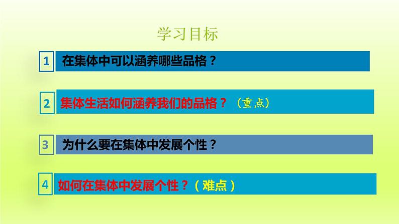 2024七下道德与法治第三单元在集体中成长第六课“我”和“我们”第2框集体生活成就我课件（部编版）第3页