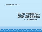 统编版道德与法治七年级下册 5.2  在品味情感中成长 课件