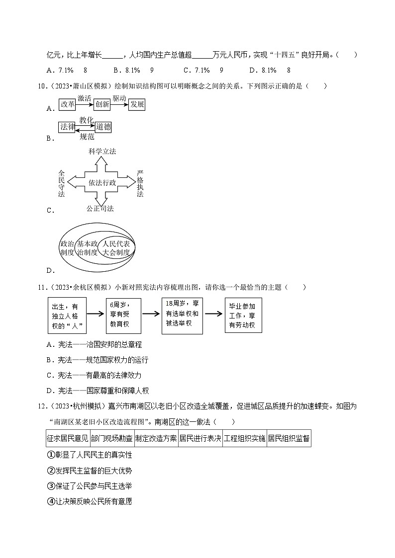 2024年杭州中考道德与法治终极押题密卷1（解析版）第3页