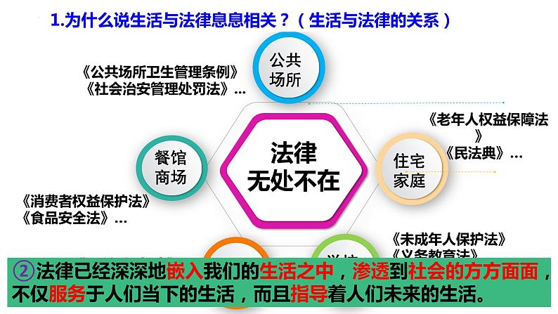 9.1 生活需要法律 课件  七年级道德与法治下册 （统编版）05