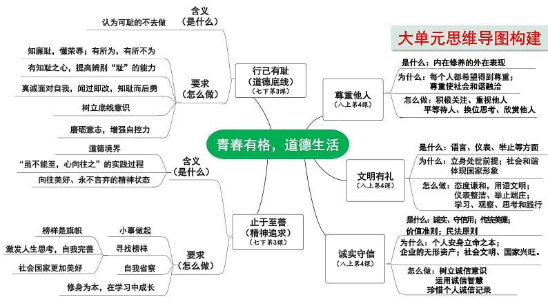 2024成都中考道法复习备考专题 青春有格道德生活（课件）第5页