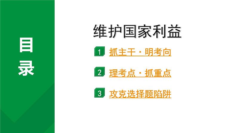 2024成都中考道法一轮复习备考专题 维护国家利益（课件）第2页