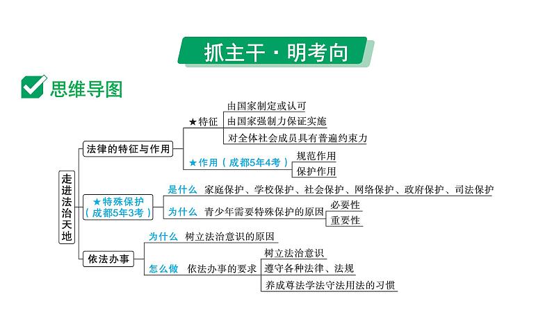 2024成都中考道法一轮复习备考专题 走进法治天地（课件）第4页