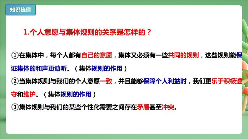 【期末复习】专题07：共奏和谐乐章-七年级下册道德与法治期中期末考点梳理（部编版）课件PPT05