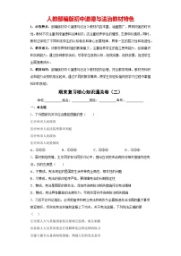 人教部编八年级下道德与法治期末复习核心知识通关卷（二）