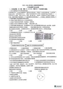 江苏省连云港市2023-2024学年八年级下学期6月期末道德与法治试题