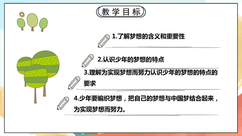 人教部编版道德与法治六年级全一册  1.2  少年有梦 课件第4页