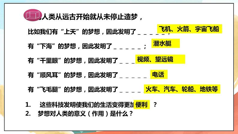 人教部编版道德与法治六年级全一册  1.2  少年有梦 课件第7页