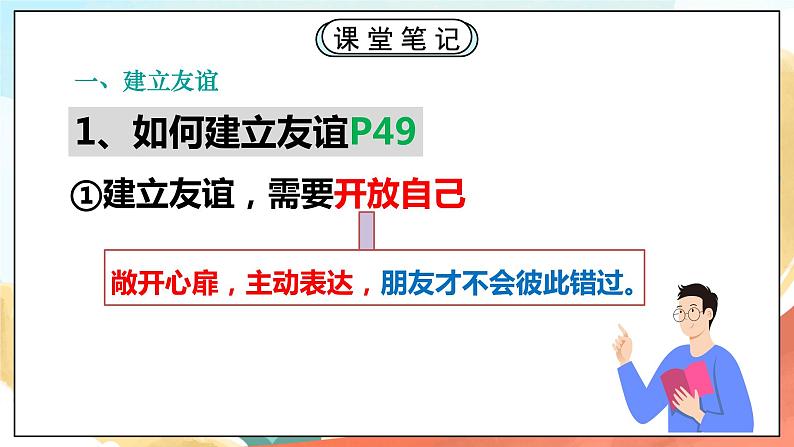 人教部编版道德与法治六年级全一册  5.1 让友谊之树常青  课件05