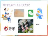 人教部编版道德与法治六年级全一册  5.2 网上交友新时空 课件