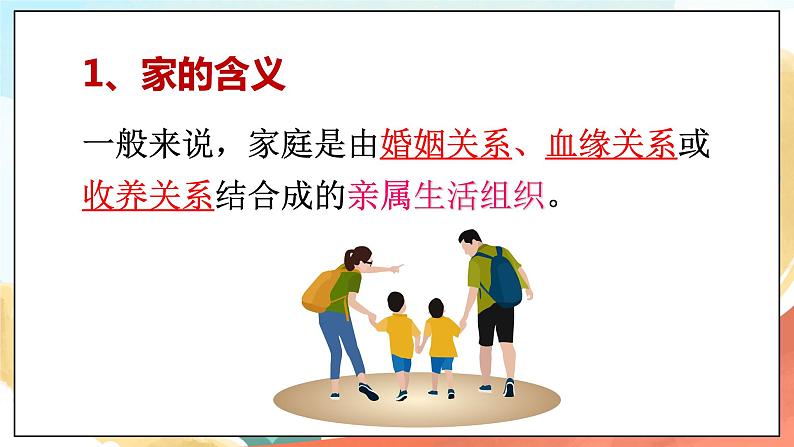 人教部编版道德与法治六年级全一册  7.1 家的意味课件07