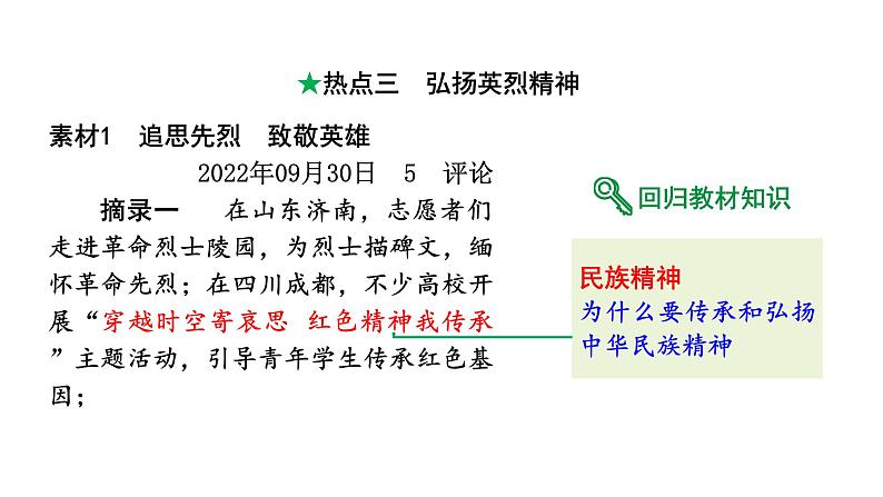 2024河北道法中考备考热点专题：弘扬英烈精神（课件）第2页