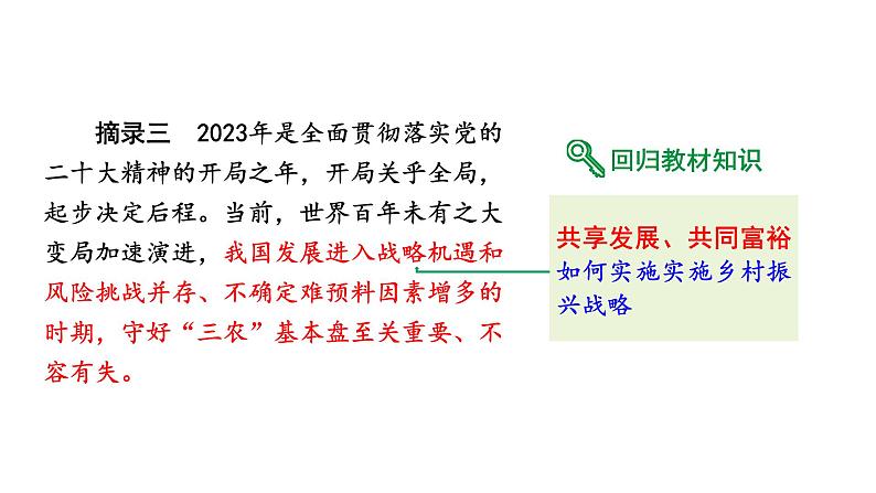 2024河北道法中考备考热点专题：全面推进乡村振兴（课件）第4页