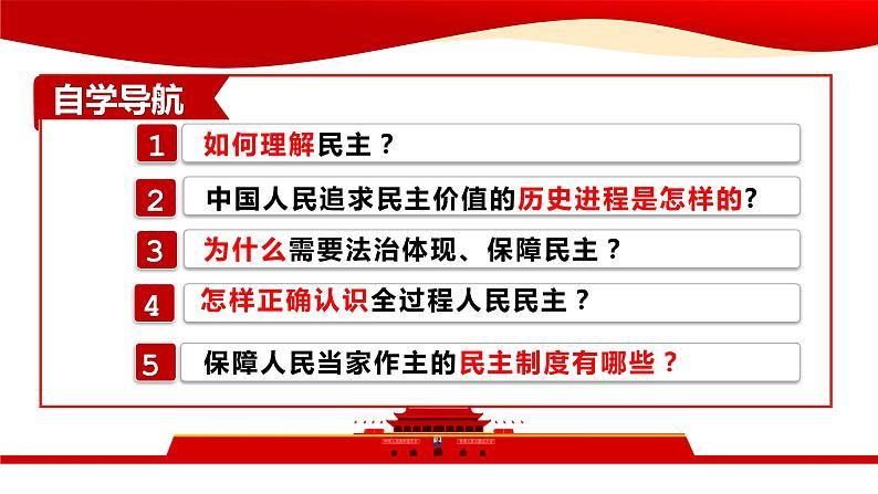 部编版九年级道德与法治上册3.1《生活在新型民主国家》优质课件04