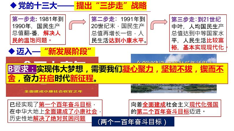 部编版九年级道德与法治上册8.1《我们的梦想》优质课件07