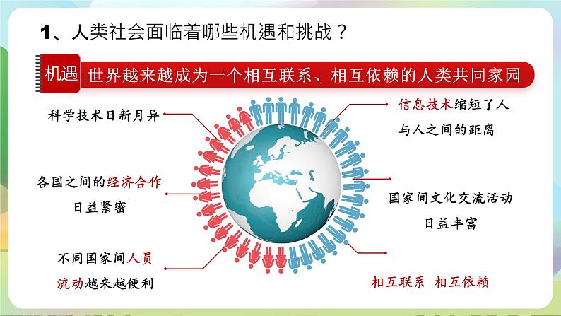 【2023新版】《习近平新时代中国特色社会主义思想》初中读本 7.1 人类生活在同一个地球村 课件+教案+素材08