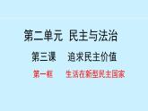 部编版九年级道德与法治上册课件 3.1 生活在新型民主国家