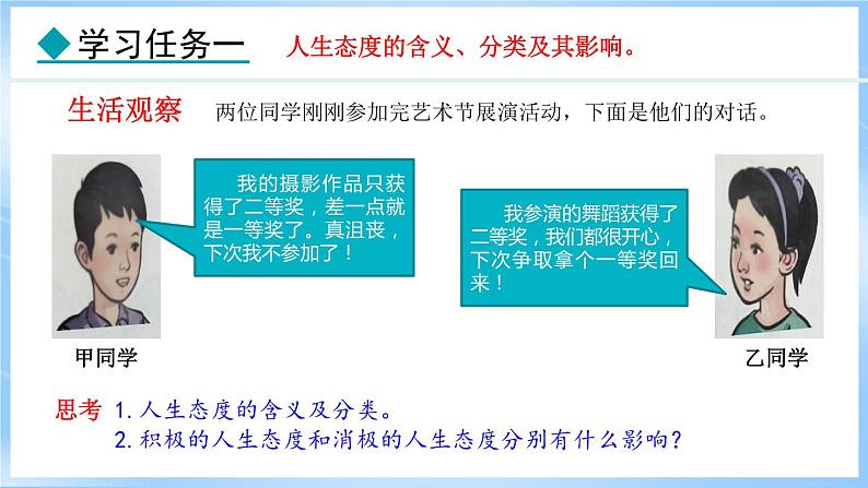 12.1 拥有积极的人生态度(课件)-2024-2025学年统编版道德与法治(2024)七年级上册04