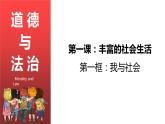 部编版道德与法治八年级上册 1.1 我与社会 同步课件