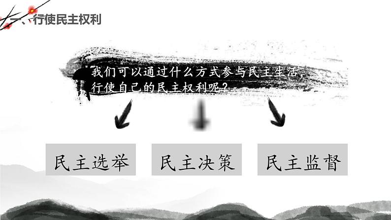 部编版道德与法治九年级上册 3.2 参与民主生活（教学课件+同步教案）07