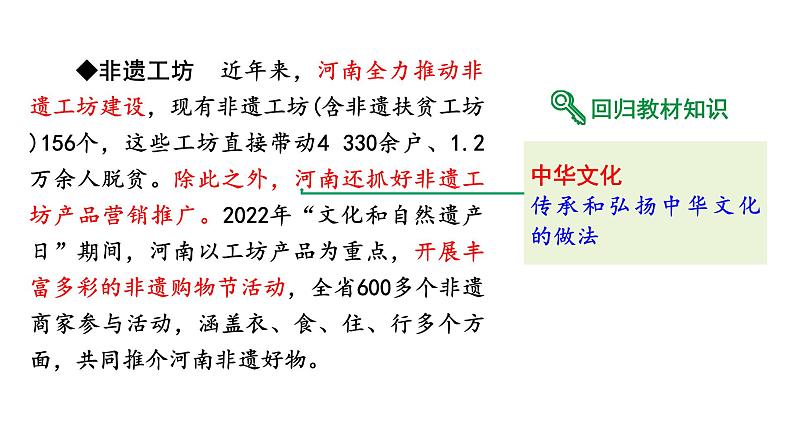 河南省2024年道法中考热点备考重难专题：非遗点亮“老家河南”（课件）03