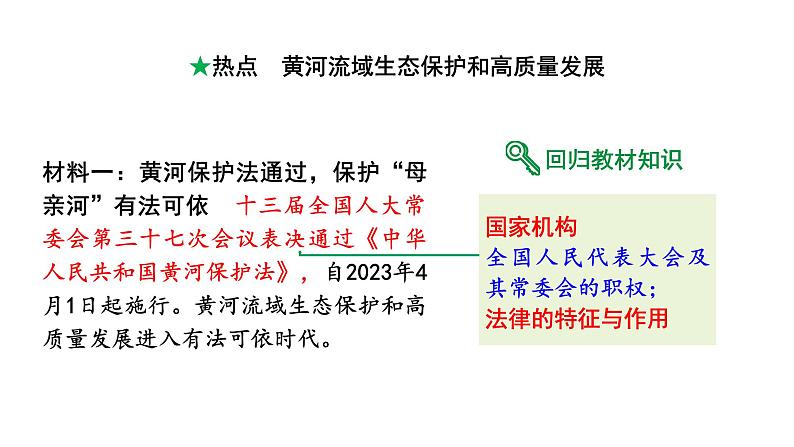 河南省2024年道法中考热点备考重难专题：黄河流域生态保护和高质量发展（课件）第2页