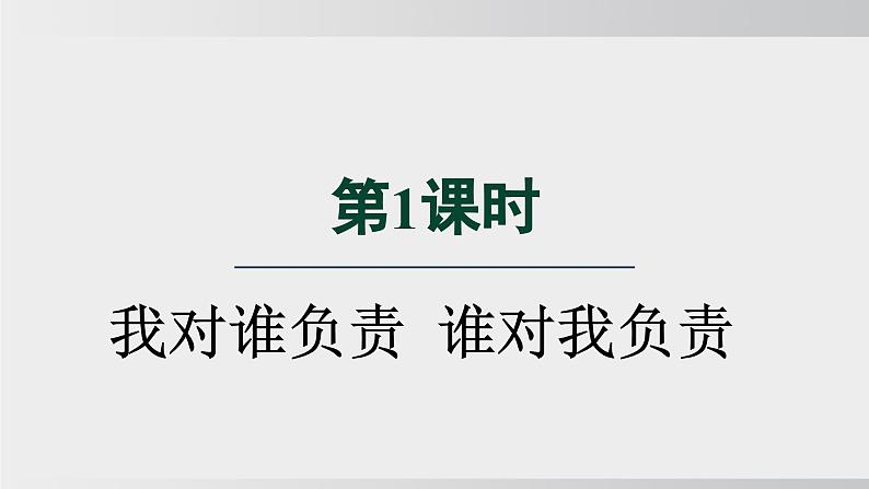 2024-2024学年部编版八年级上道德与法治课件 6.1我对谁负责 谁对我负责第3页