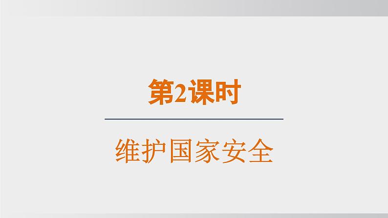 2024-2024学年部编版八年级上道德与法治课件 9.2维护国家安全第1页