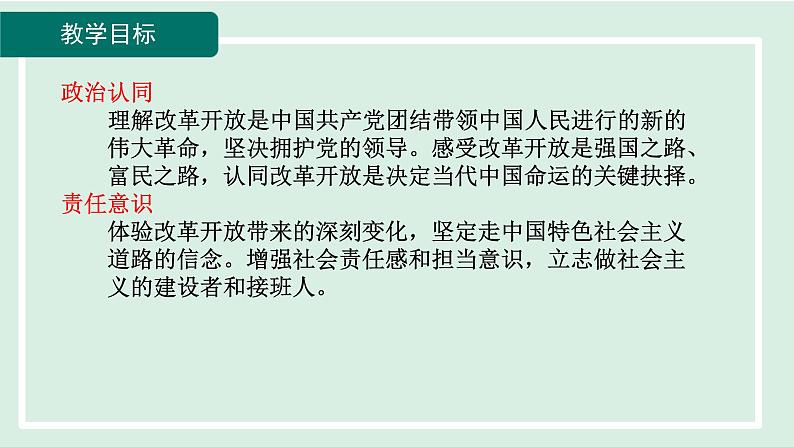 2024年秋部编版九年级上册道德与法治课件 1.1  坚持改革开放第5页