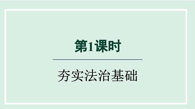 2024年秋部编版九年级上册道德与法治课件 4.1 夯实法治基础第3页