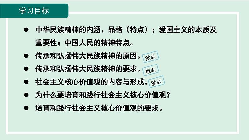 2024年秋部编版九年级上册道德与法治课件 5.2凝聚价值追求07