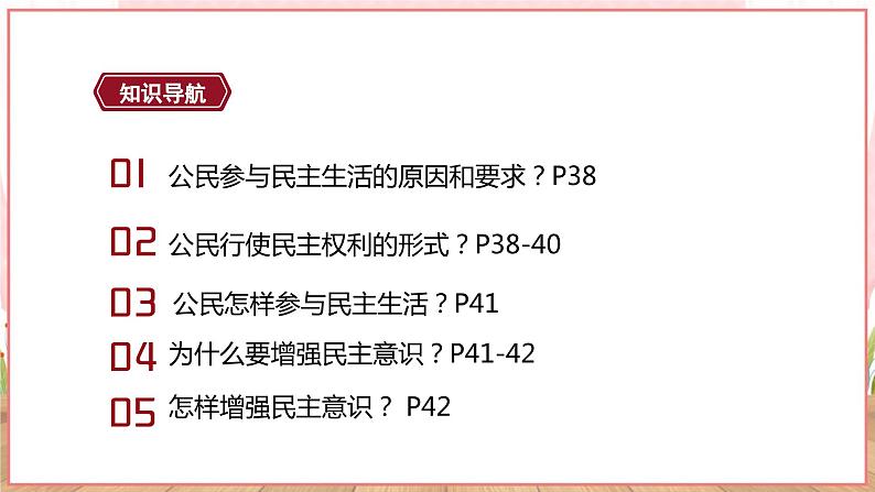 【新课标核心素养】道德与法治九年级上册3.2参与民主生活（课件+同步教案+素材）02