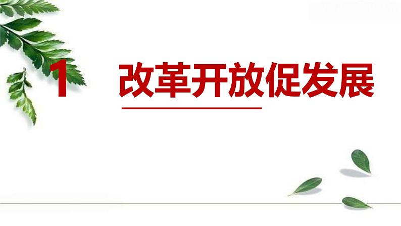 1.1 坚持改革开放（课件） 道德与法治九年级上册同步 课件（统编版）第4页