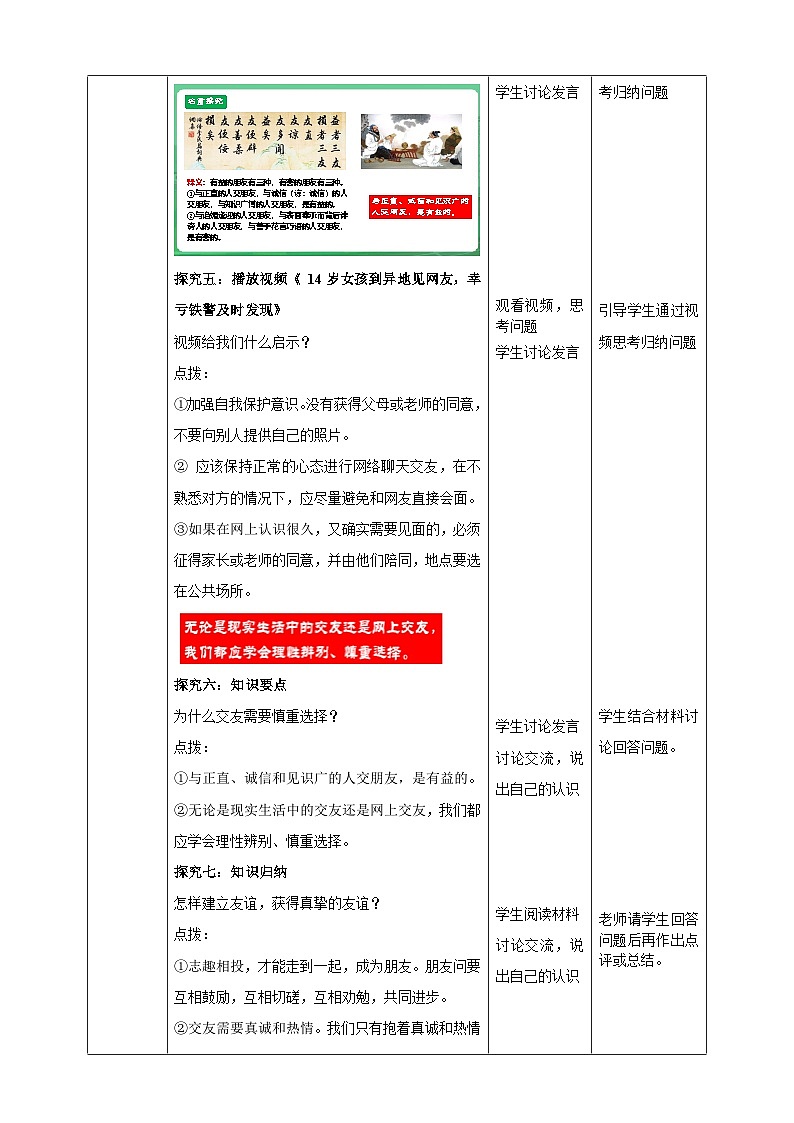 【核心素养】人教部编版道法七上 7.6.2《交友的智慧》课件+教案+学案+练习+素材03