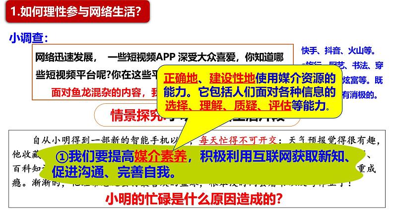 2.2 合理利用网络 课件 2024-2025学年道德与法治统编版八年级上册06