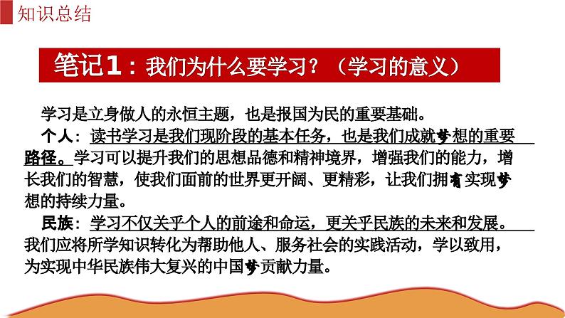 3.2学习成就梦想（课件）2024-2025学年七年级道德与法治上册 （统编版2024）08