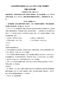 山东省菏泽市成武县2023-2024学年九年级下学期期中道德与法治试题（解析版）