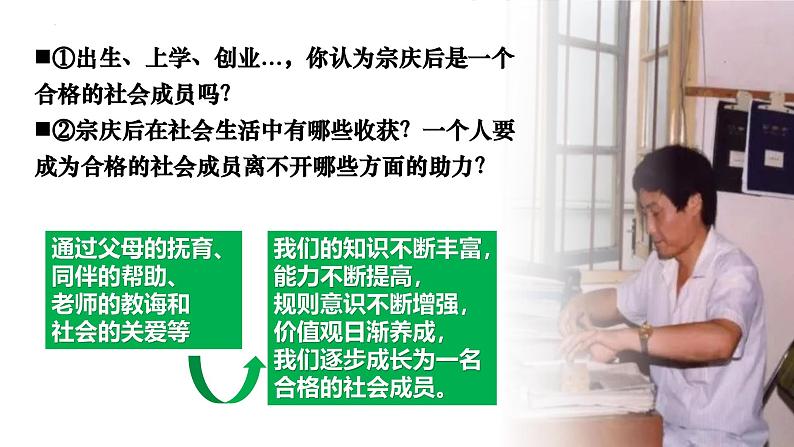 1.2在社会中成长（课件） 2024-2025学年八年级道德与法治上册 （统编版2024）08